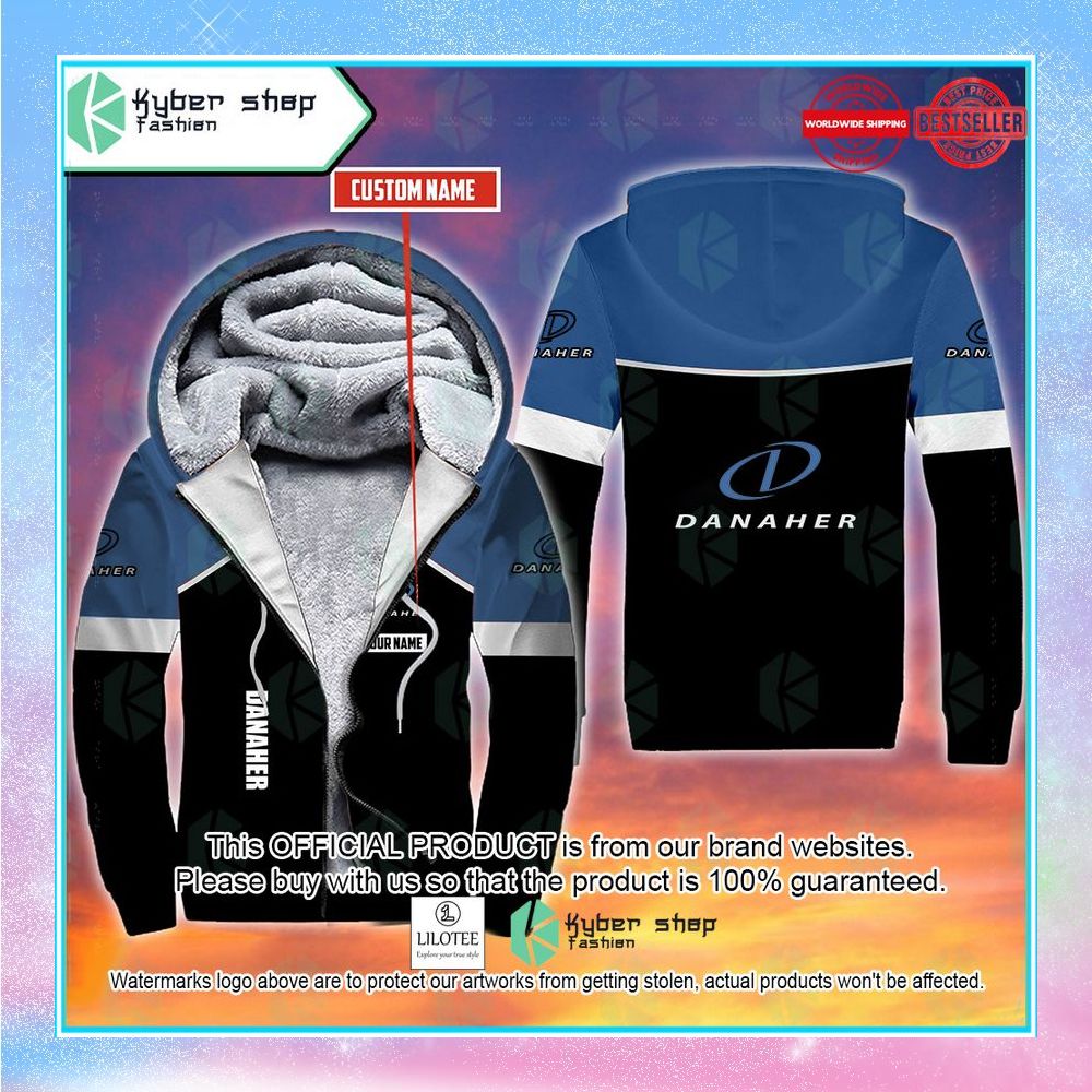 personalized danaher fleece hoodie 1 576