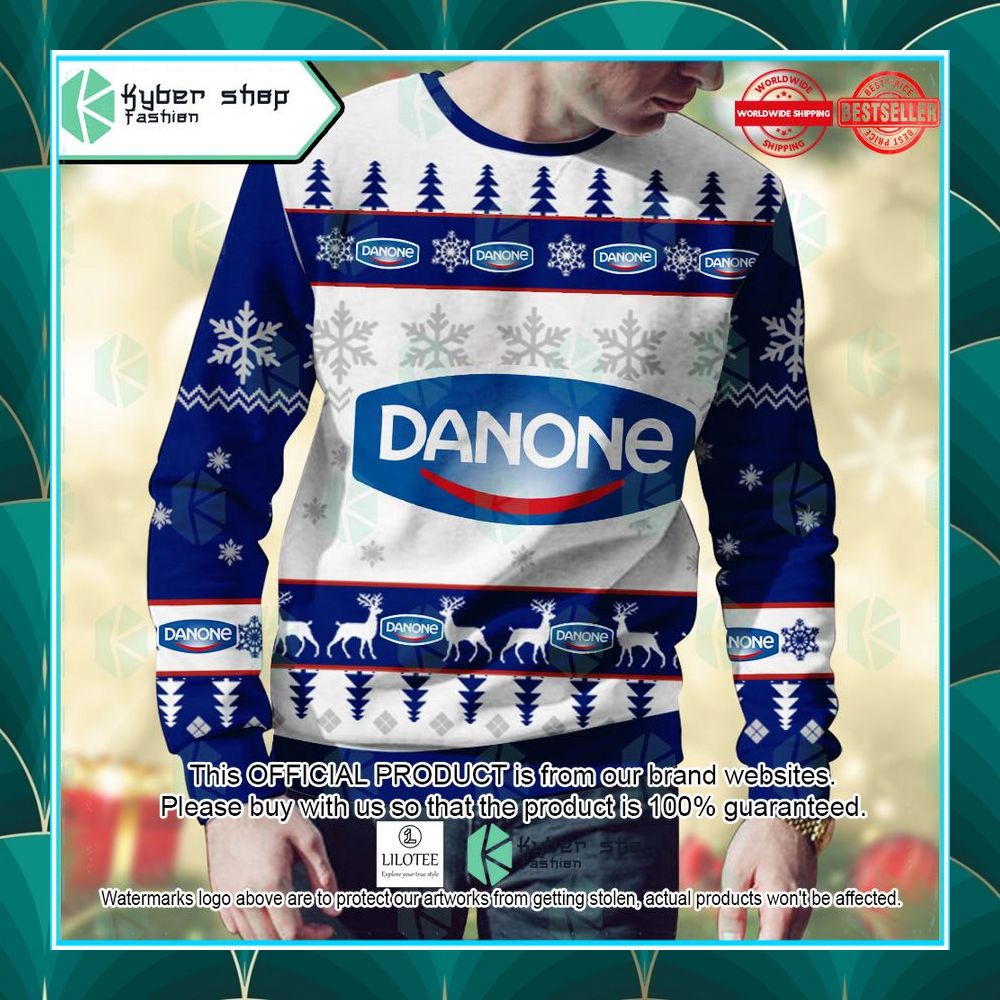 personalized danone ugly christmas sweater 2 736