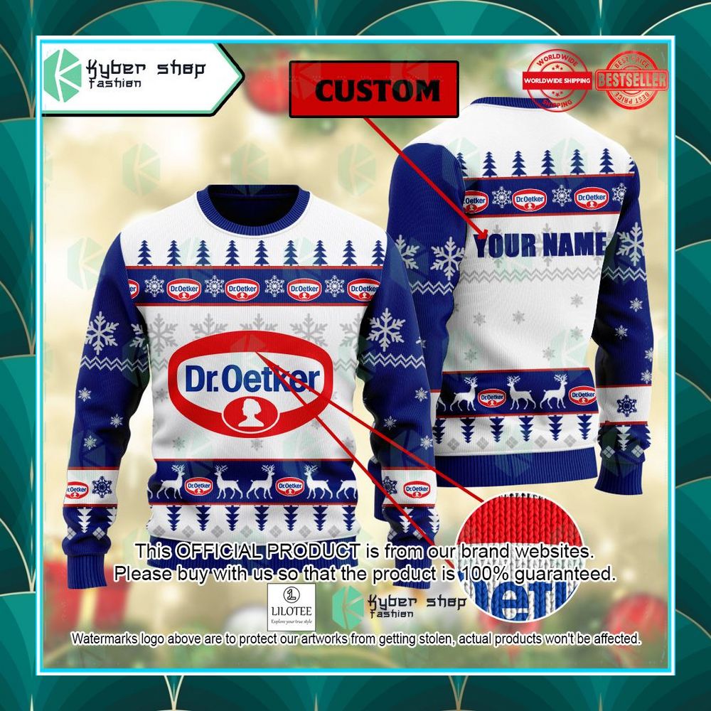personalized dr oetker ugly christmas sweater 1 465