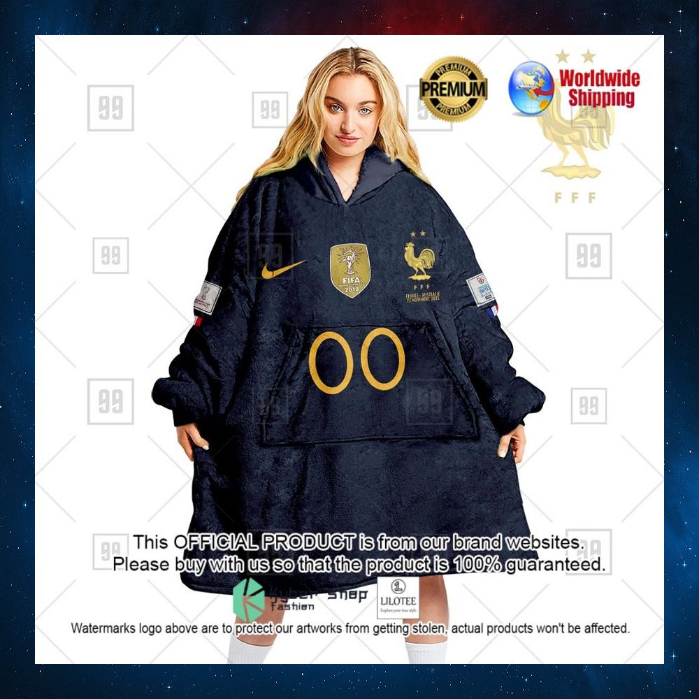 personalized fifa world cup 2022 france football 2022 hoodie blanket 1 420