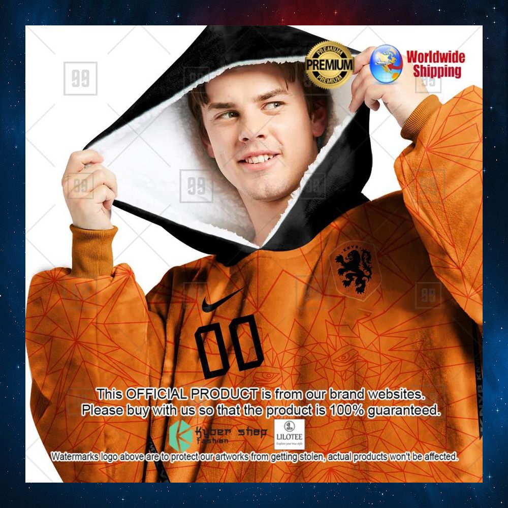 personalized fifa world cup 2022 holland football 2022 hoodie blanket 2 141