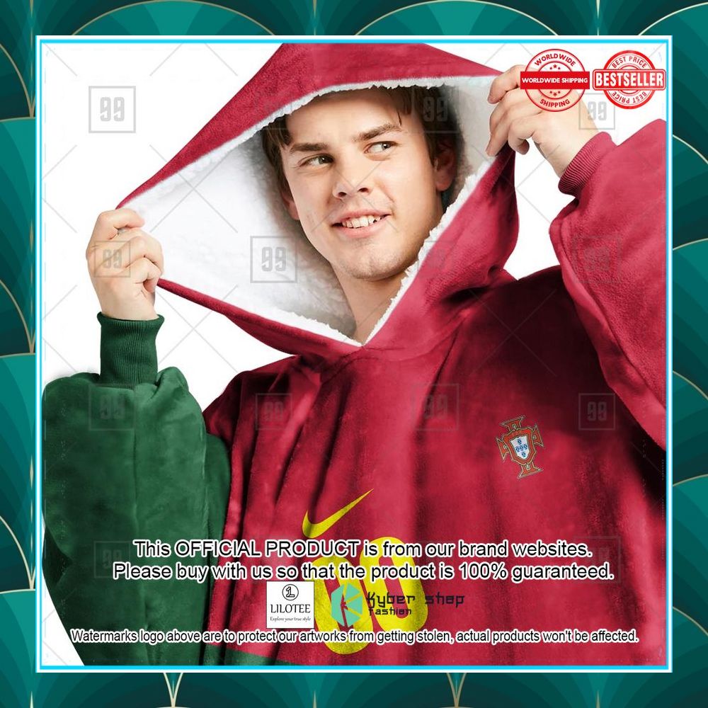 personalized fifa world cup 2022 portugal football jersey 2022 oodie blanket hoodie 2 941