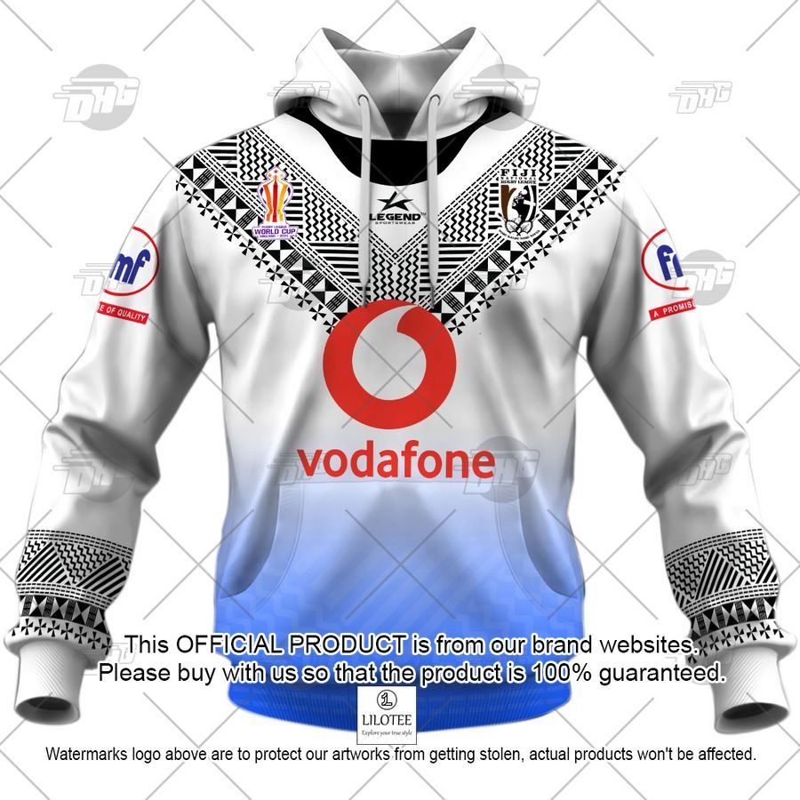 personalized fiji bati rugby league world cup jersey away 2022 white shirt hoodie 2 742