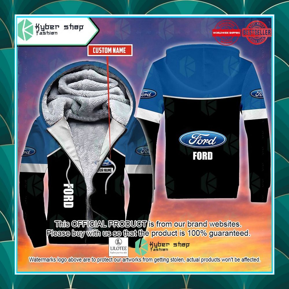 personalized ford fleece hoodie 1 796
