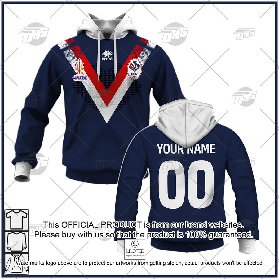 personalized france les bleus rugby league world cup white jersey 2022 shirt hoodie 1 171