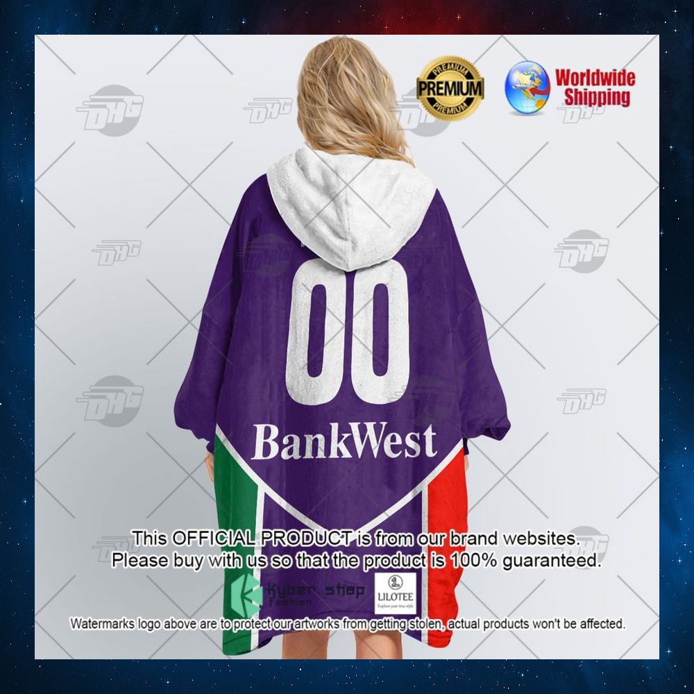 personalized fremantle dockers afl 2004 vintage guernsey bankwest hoodie blanket 4 135