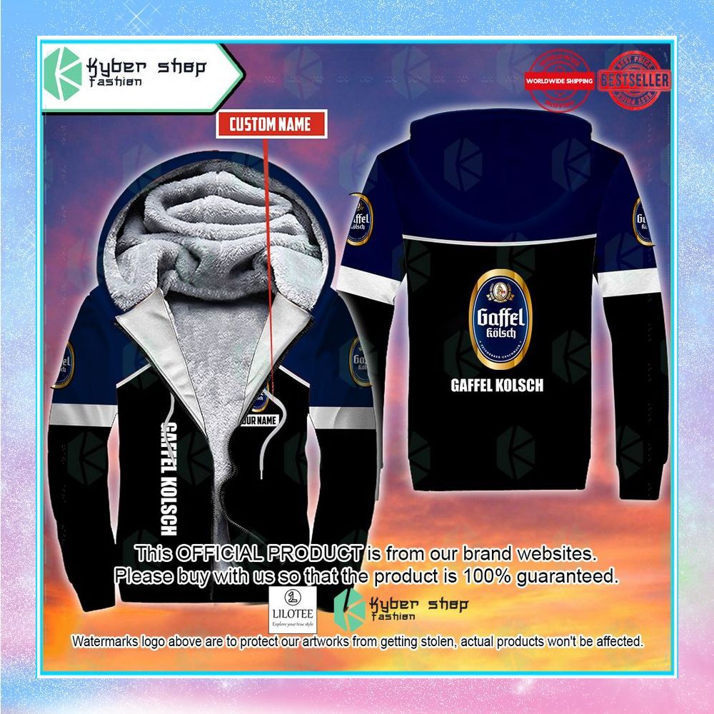 personalized gaffel kolsch fleece hoodie 1 637
