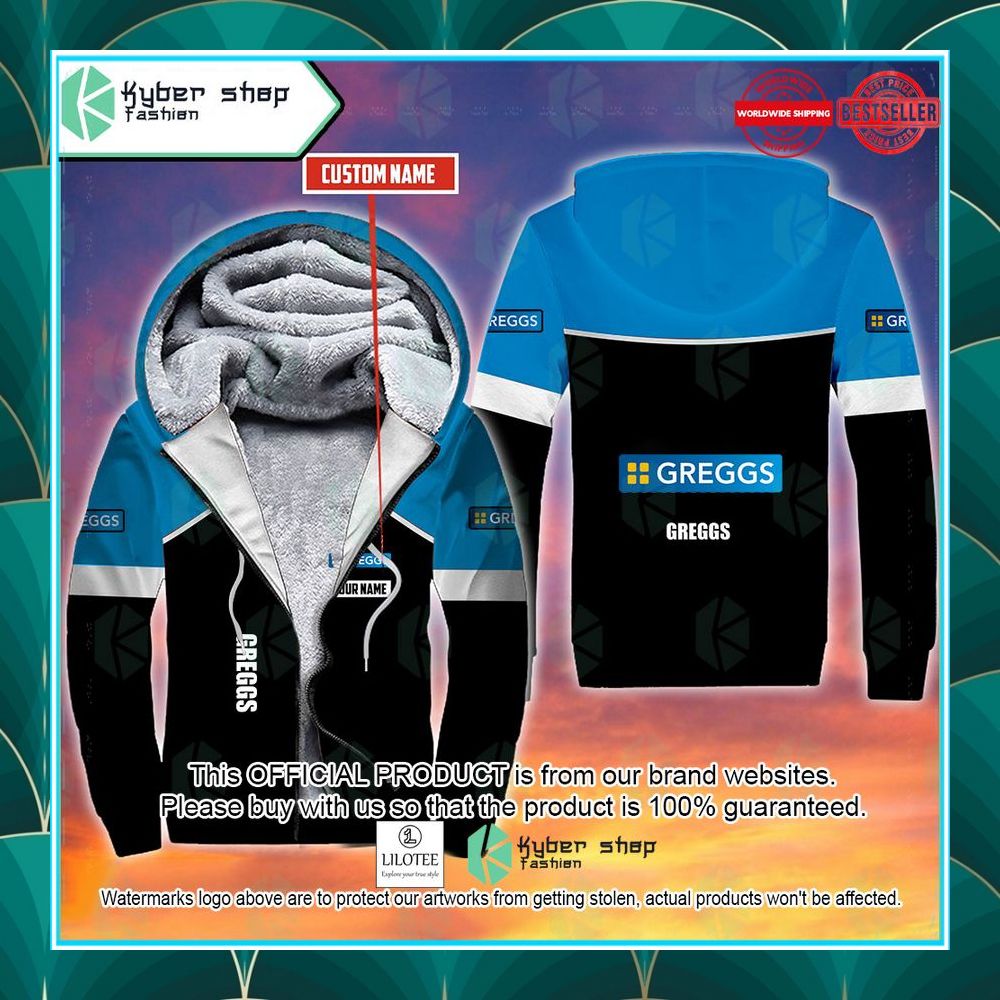 personalized greggs fleece hoodie 1 173