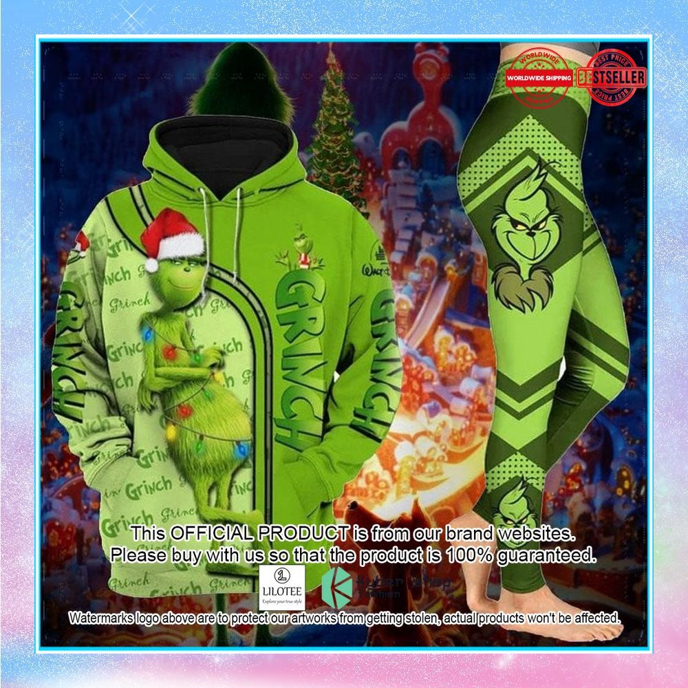 personalized grinch christmas hoodie leggings 1 766