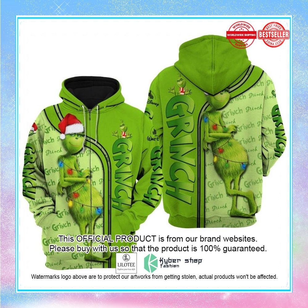 personalized grinch christmas hoodie leggings 2 340