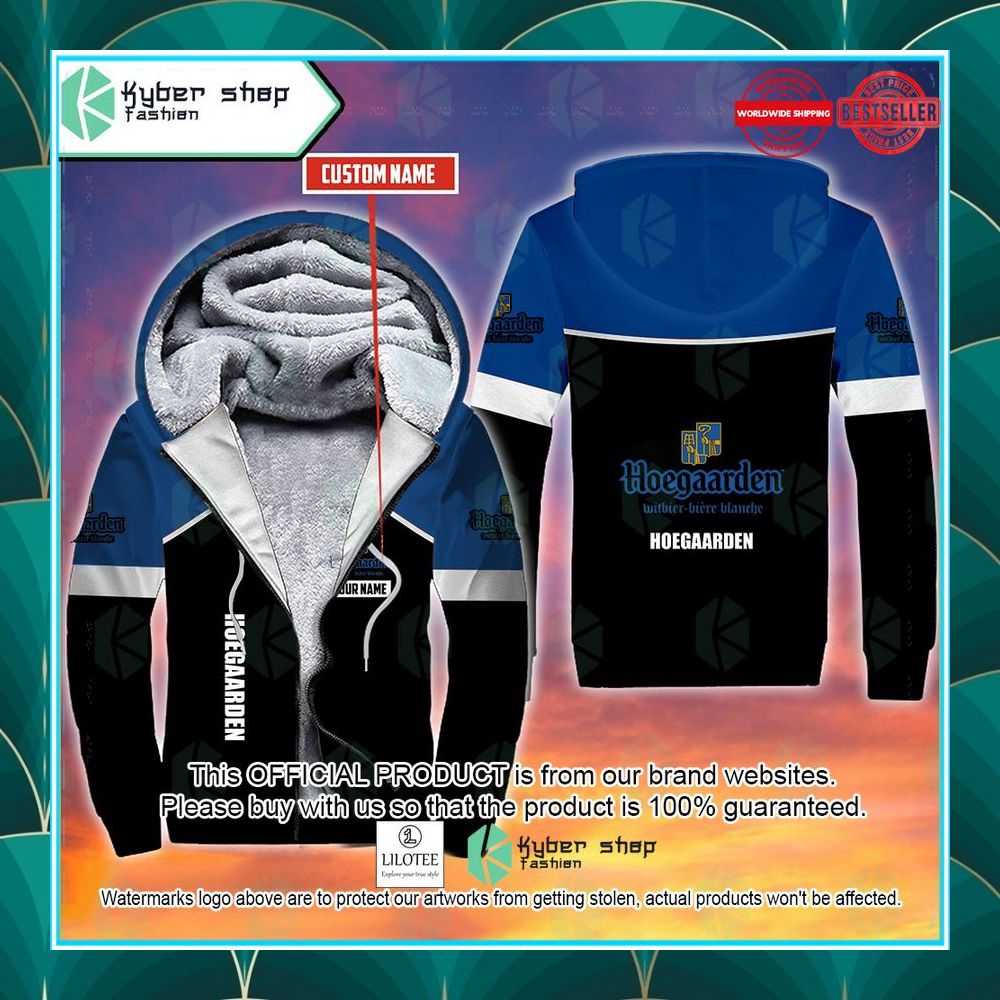 personalized hoegaarden fleece hoodie 1 768