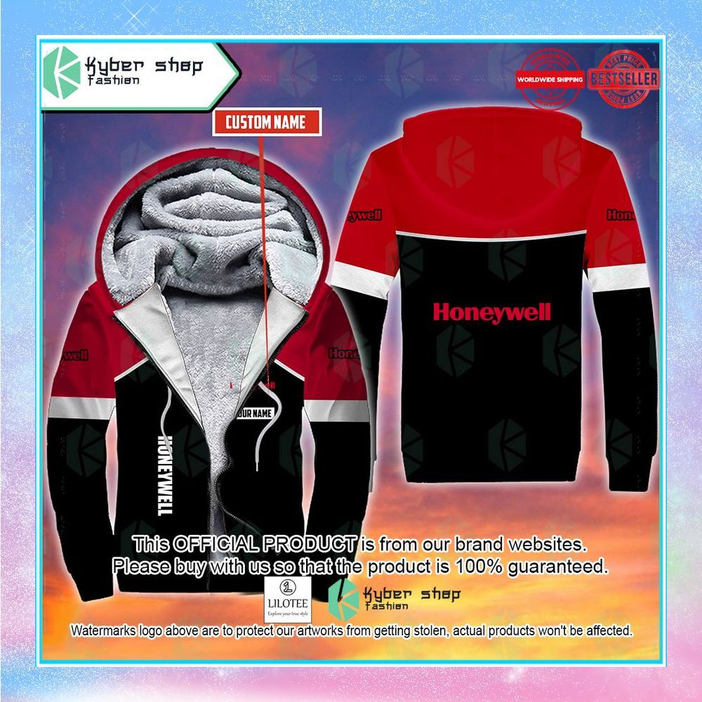 personalized honeywell fleece hoodie 1 903
