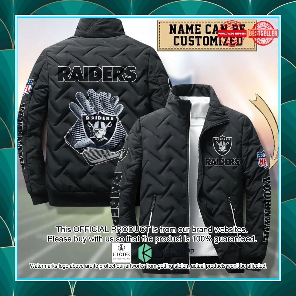 personalized las vegas raiders nfl puffer jacket 1 57