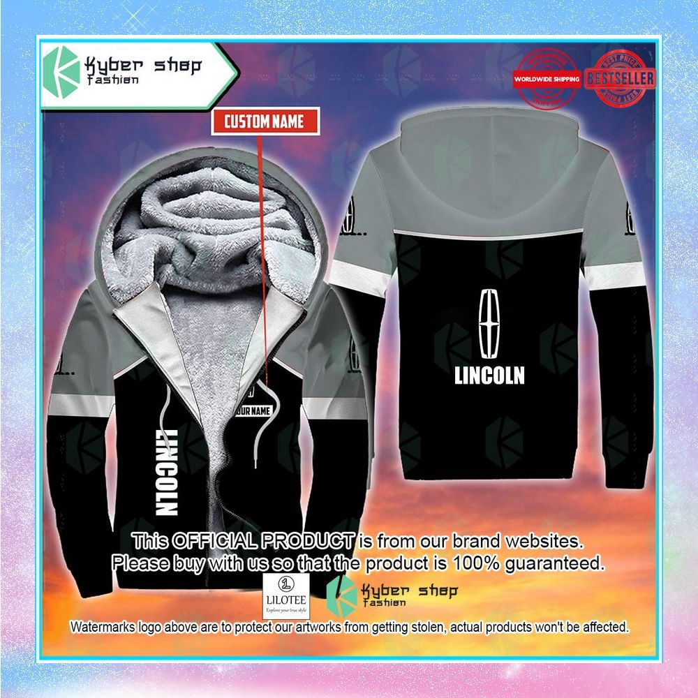 personalized lincoln fleece hoodie 1 380