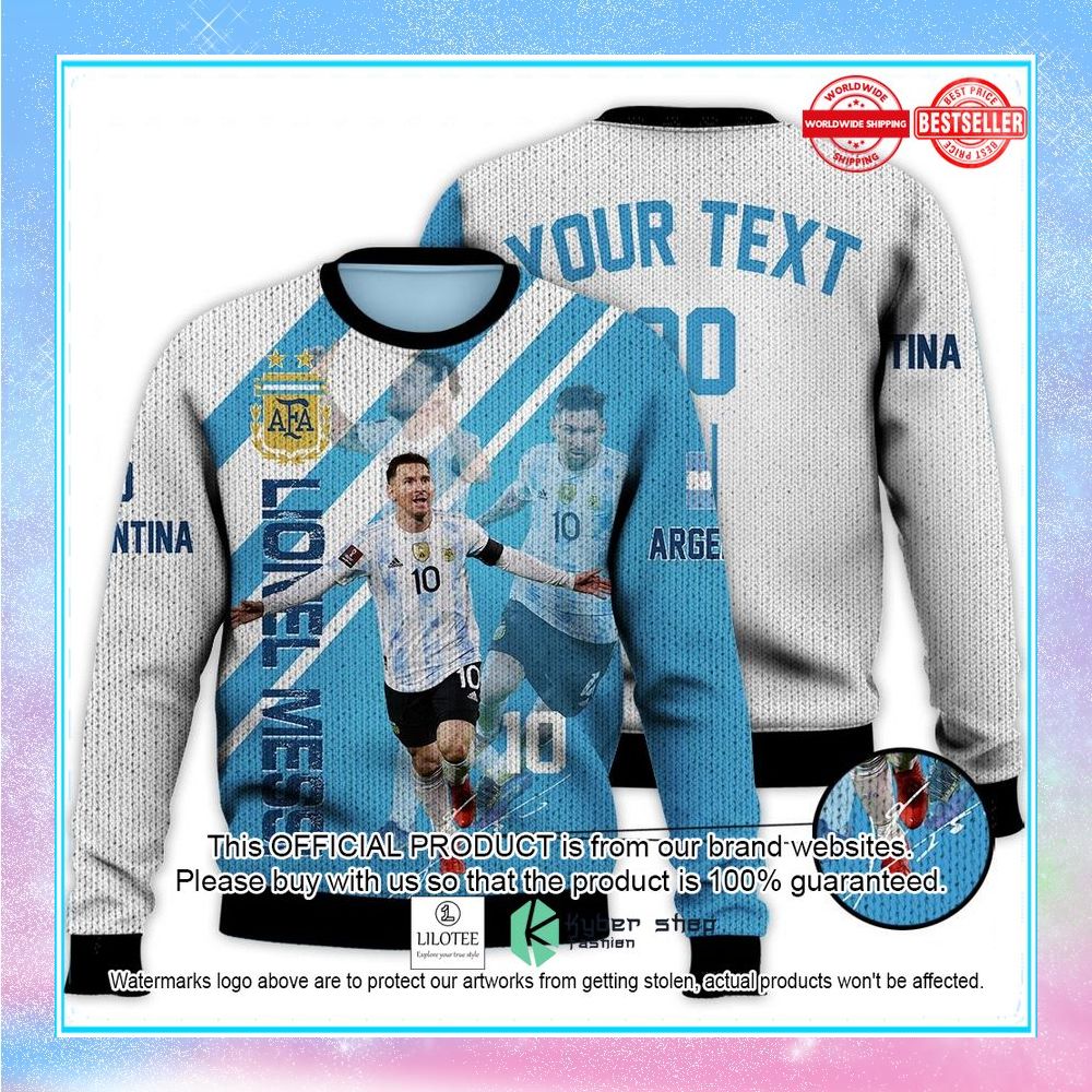 personalized lionel messi argentina national team shirt hoodie 1 545