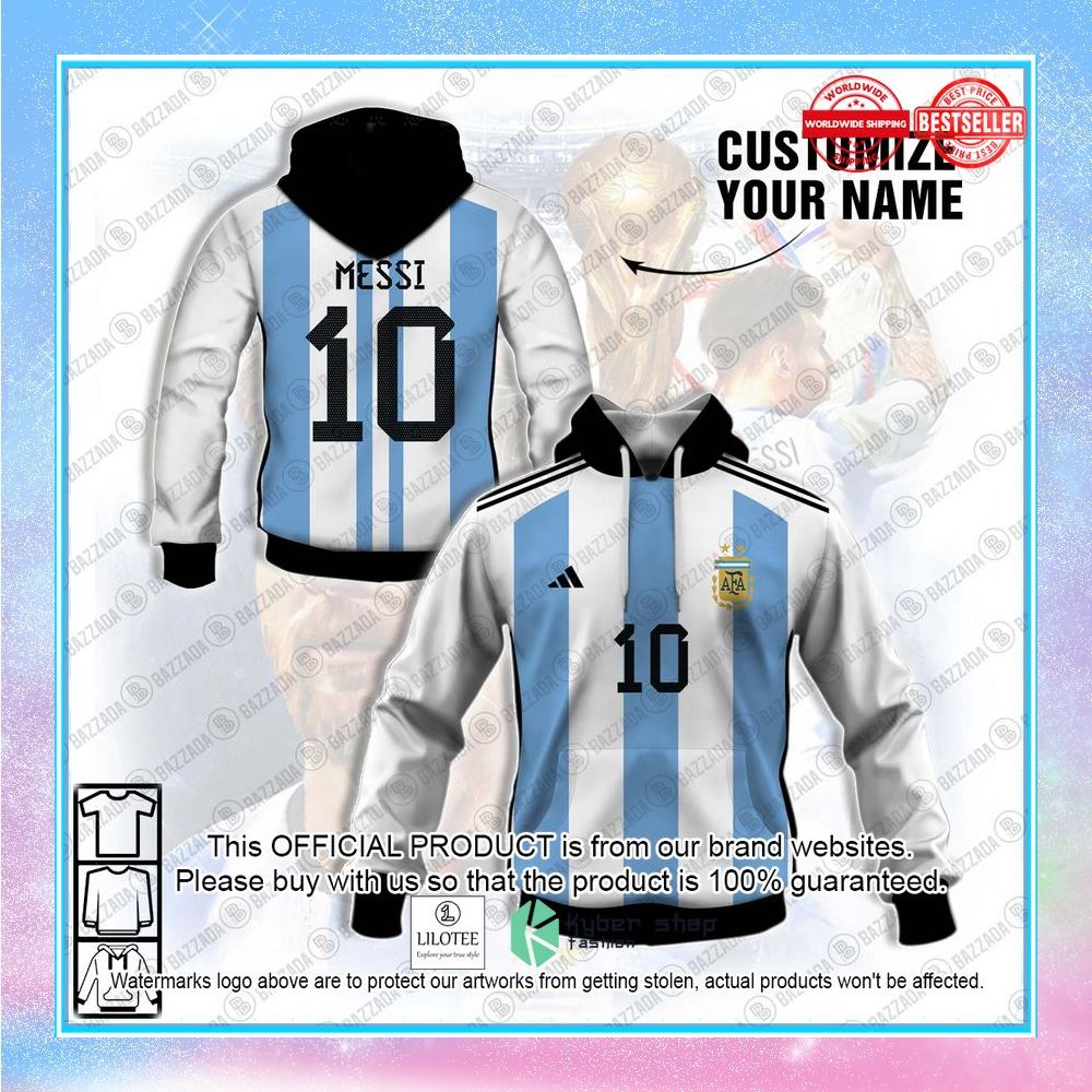 personalized lionel messi argentina shirt hoodie 1 260