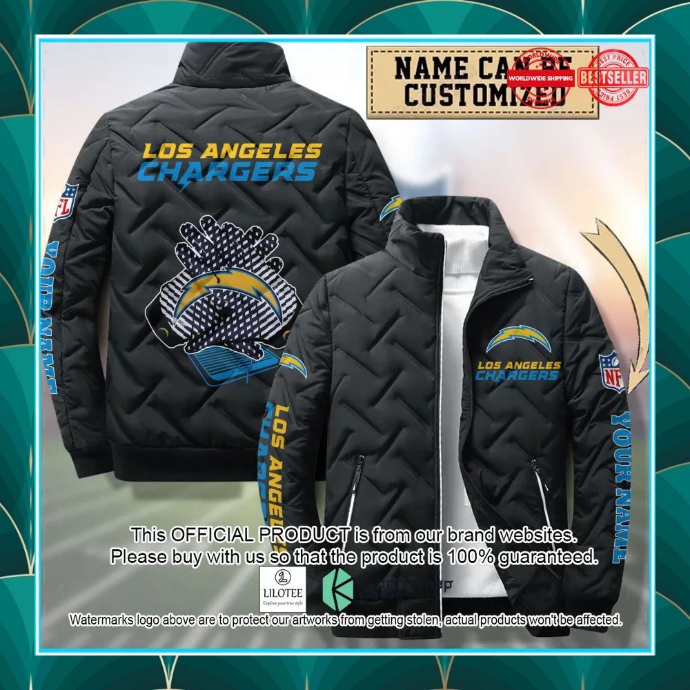 personalized los angeles chargers nfl puffer jacket 1 694