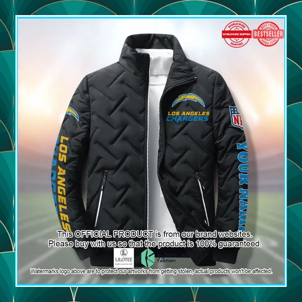 personalized los angeles chargers nfl puffer jacket 2 156