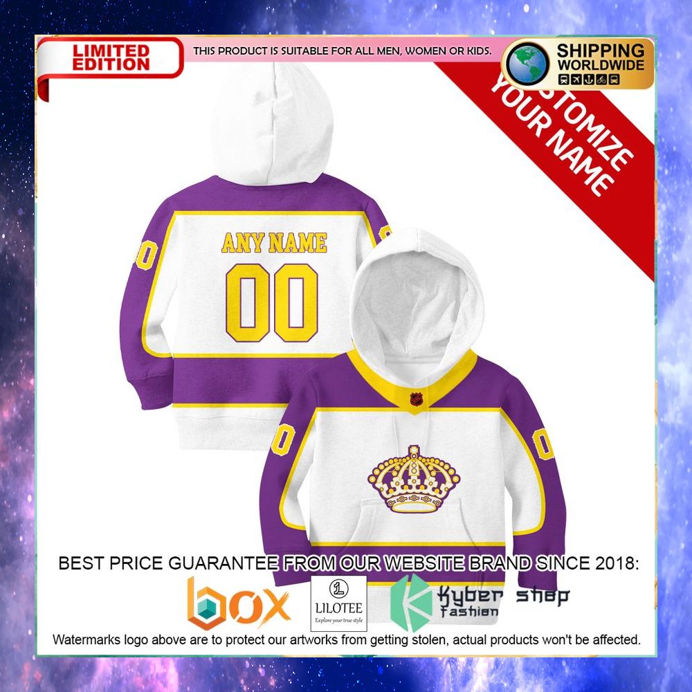 personalized los angeles kings nhl reverse retro hoodie shirt 1 496