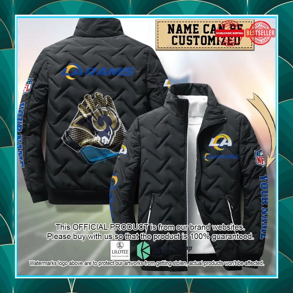 personalized los angeles rams nfl puffer jacket 1 755