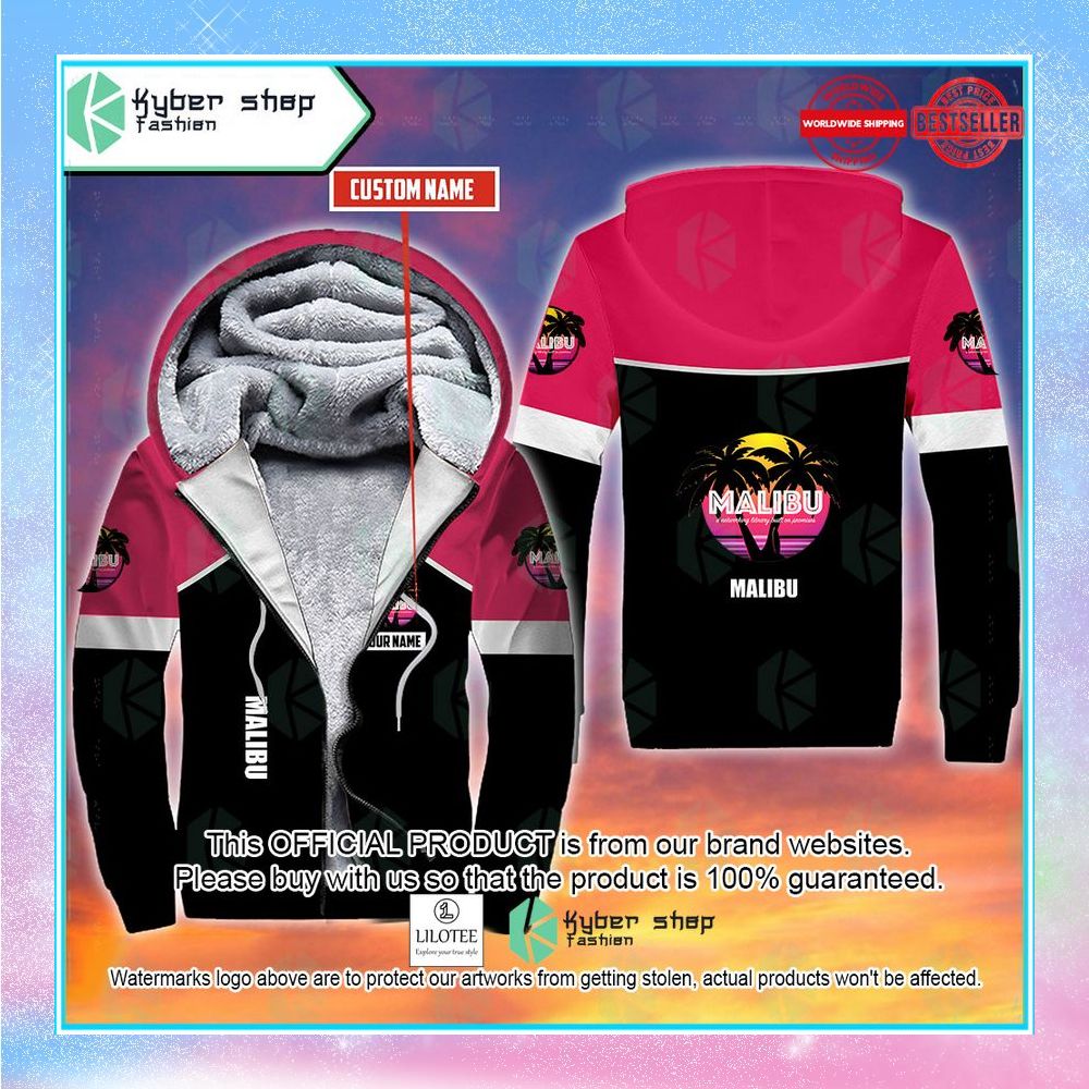 personalized malibu fleece hoodie 1 200