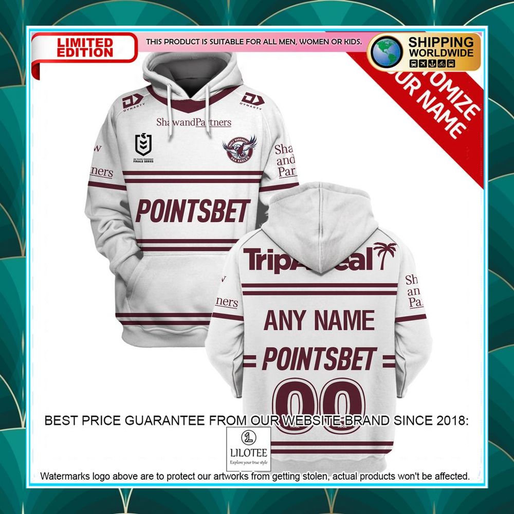 personalized manly warringah sea eagles white shirt hoodie 1 74