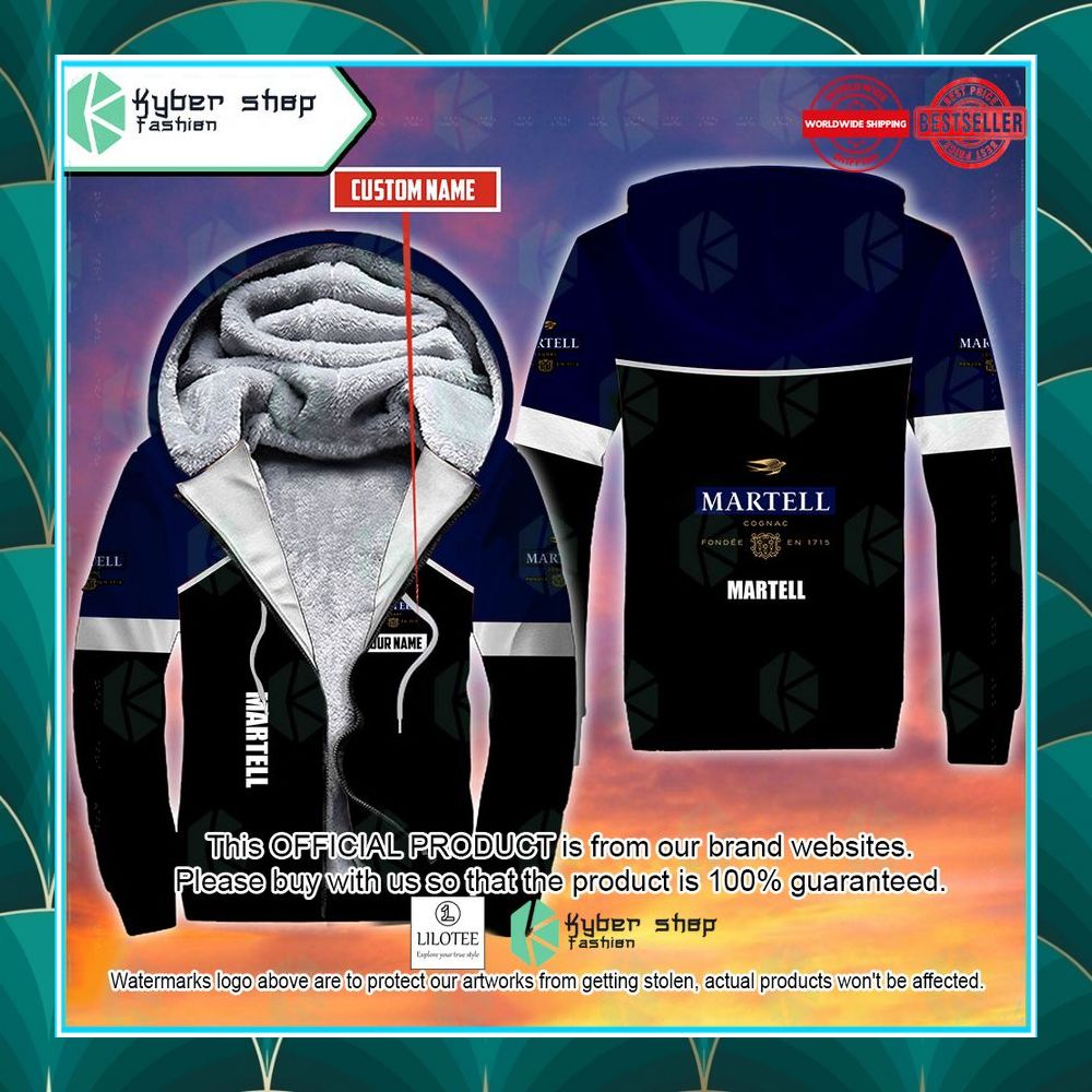 personalized martell fleece hoodie 1 846