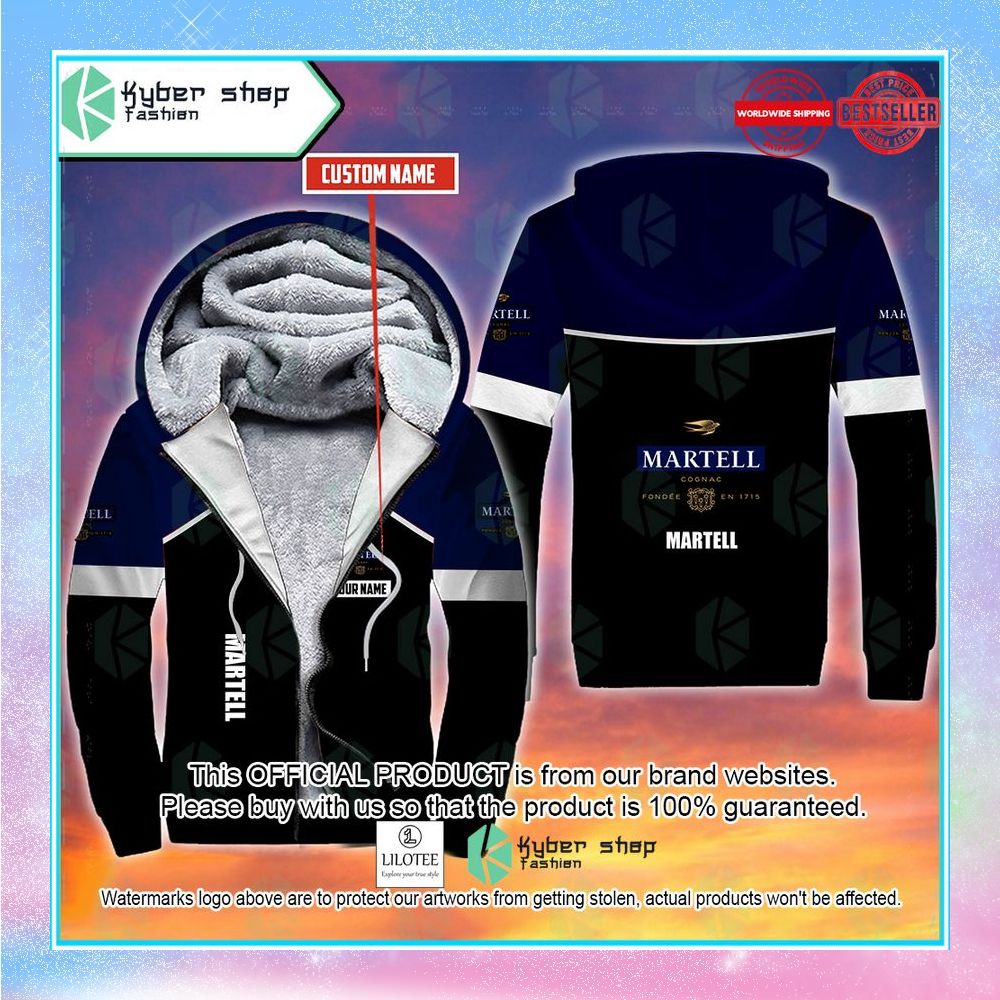 personalized martell fleece hoodie 1 890