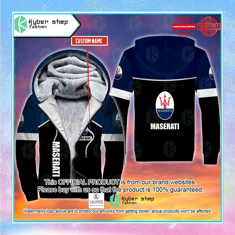 personalized maserati fleece hoodie 1 187