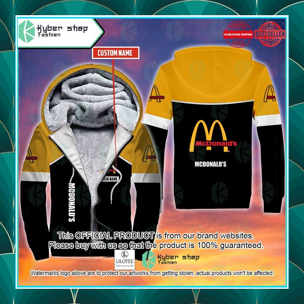 personalized mcdonalds fleece hoodie 1 230
