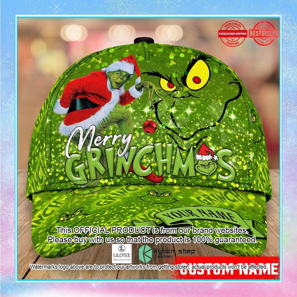 personalized merry grinchmas cap 1 381