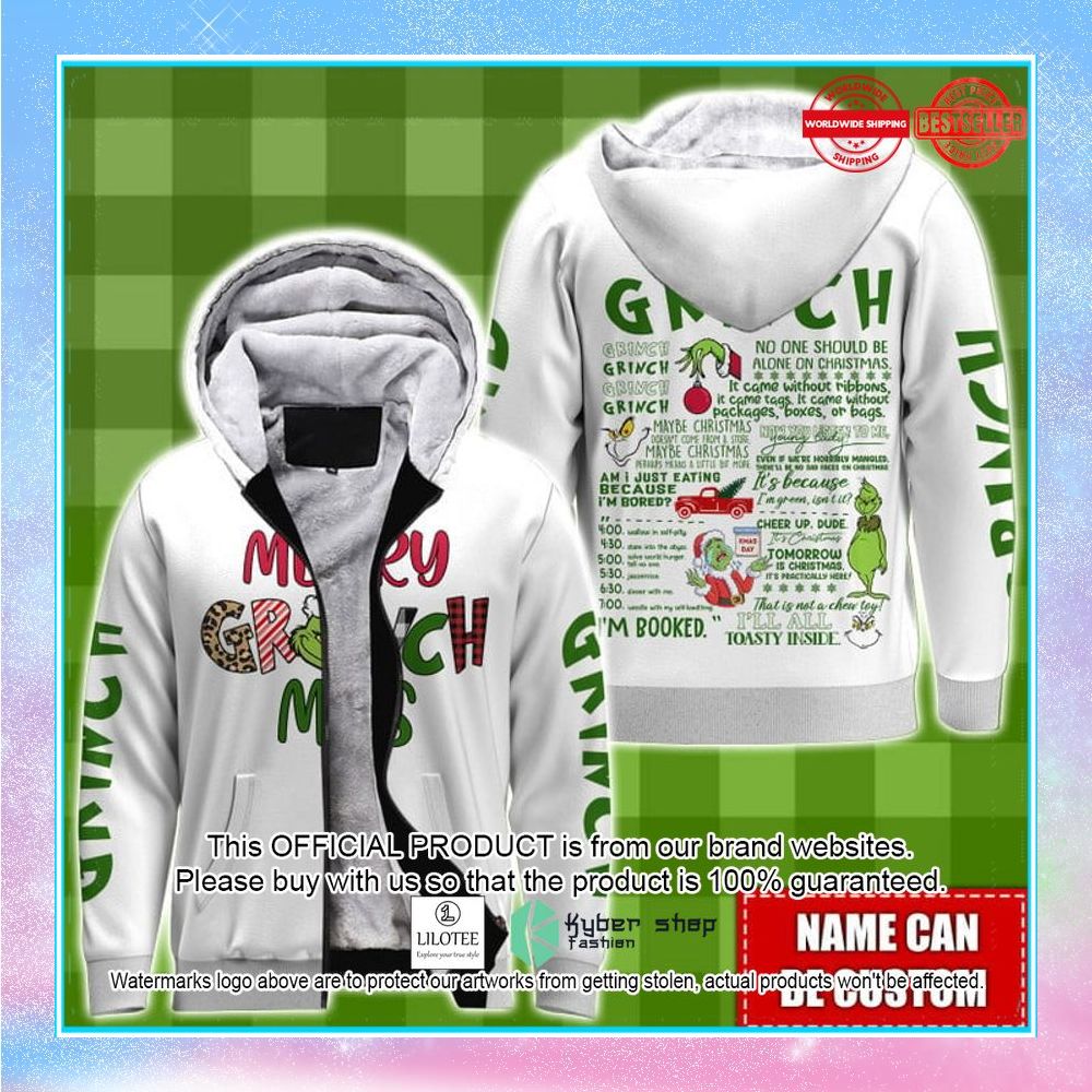 personalized merry grinchmas shirt hoodie 1 260