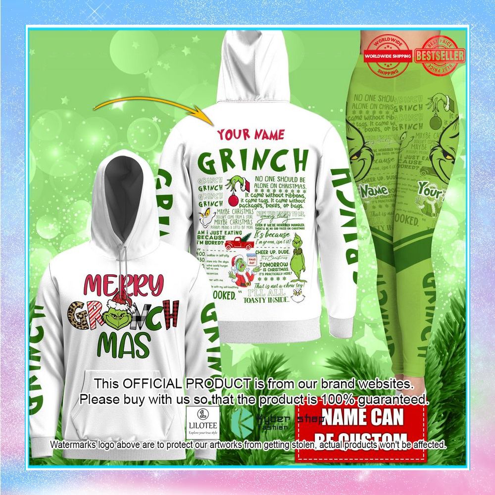personalized merry grinchmas shirt hoodie 2 815