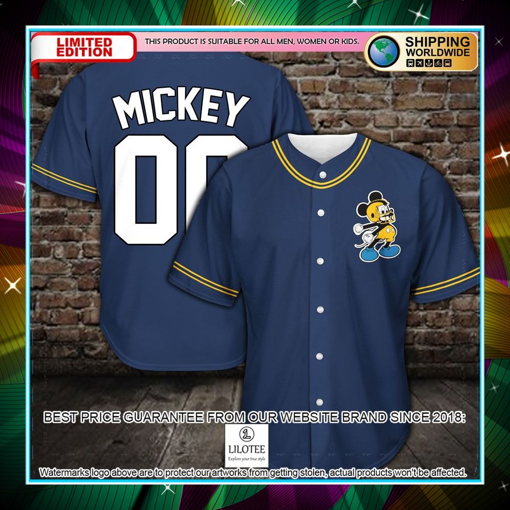 personalized mickey blue baseball jersey 1 432