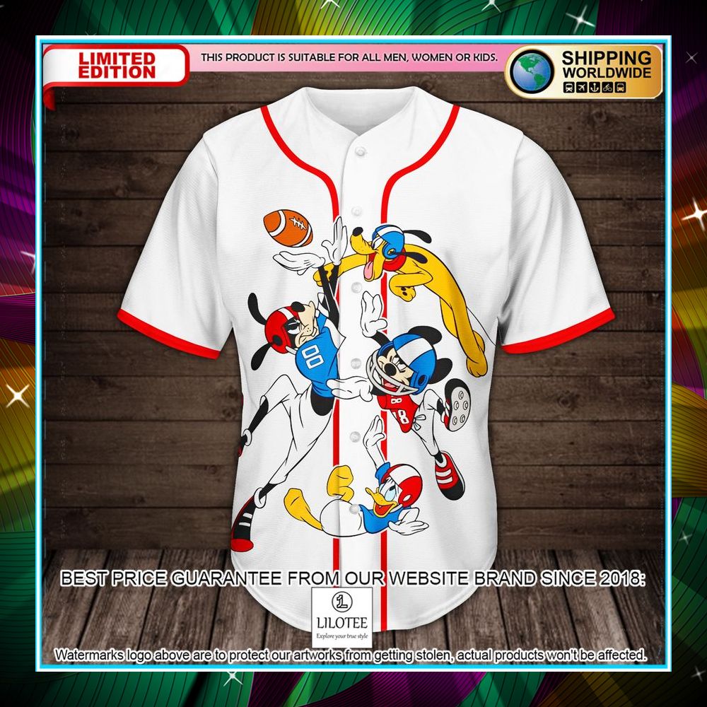 personalized mickey mouse and friends baseball jersey 2 96