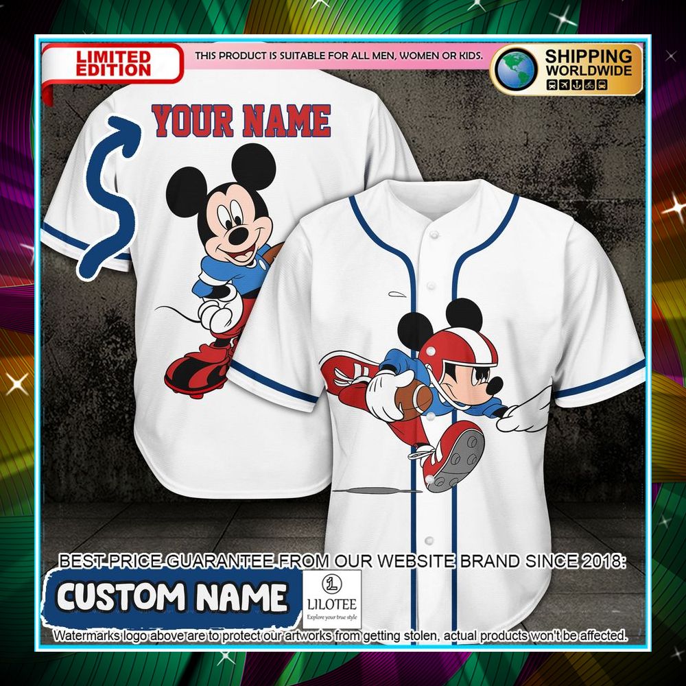 personalized mickey mouse rugby baseball jersey 1 85