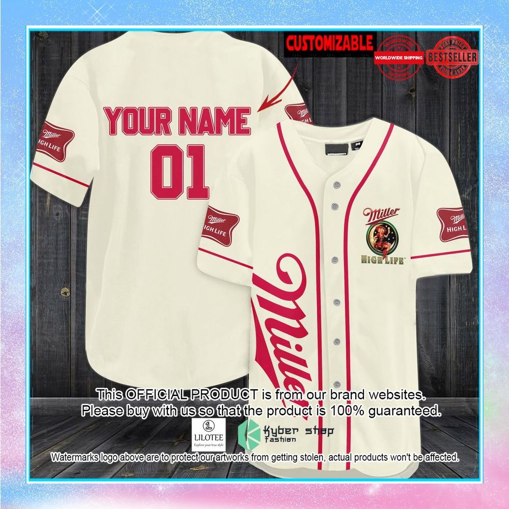 personalized miller highlife custom baseball jersey 1 125