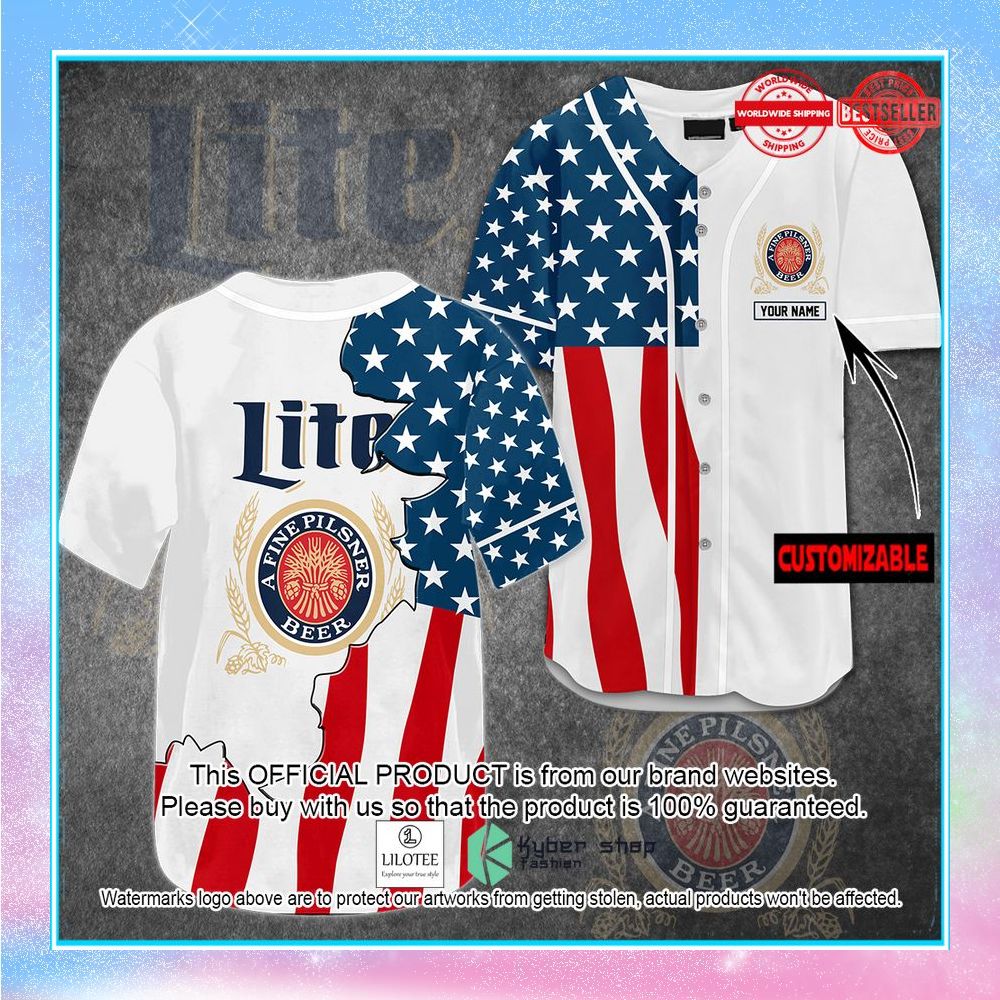 personalized miller lite united states flag baseball jersey 1 883