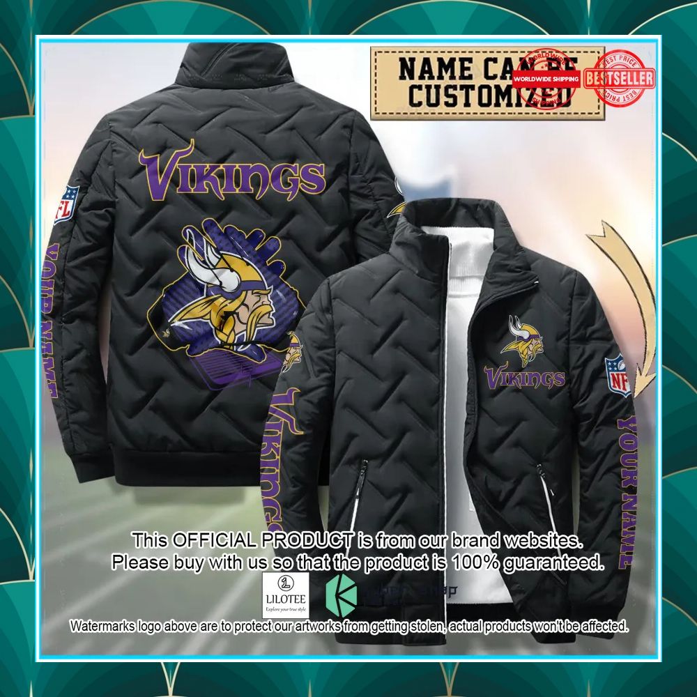 personalized minnesota vikings nfl puffer jacket 1 547