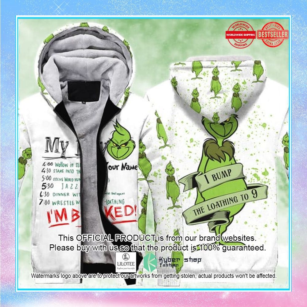 personalized my day im booked grinch shirt hoodie 2 923