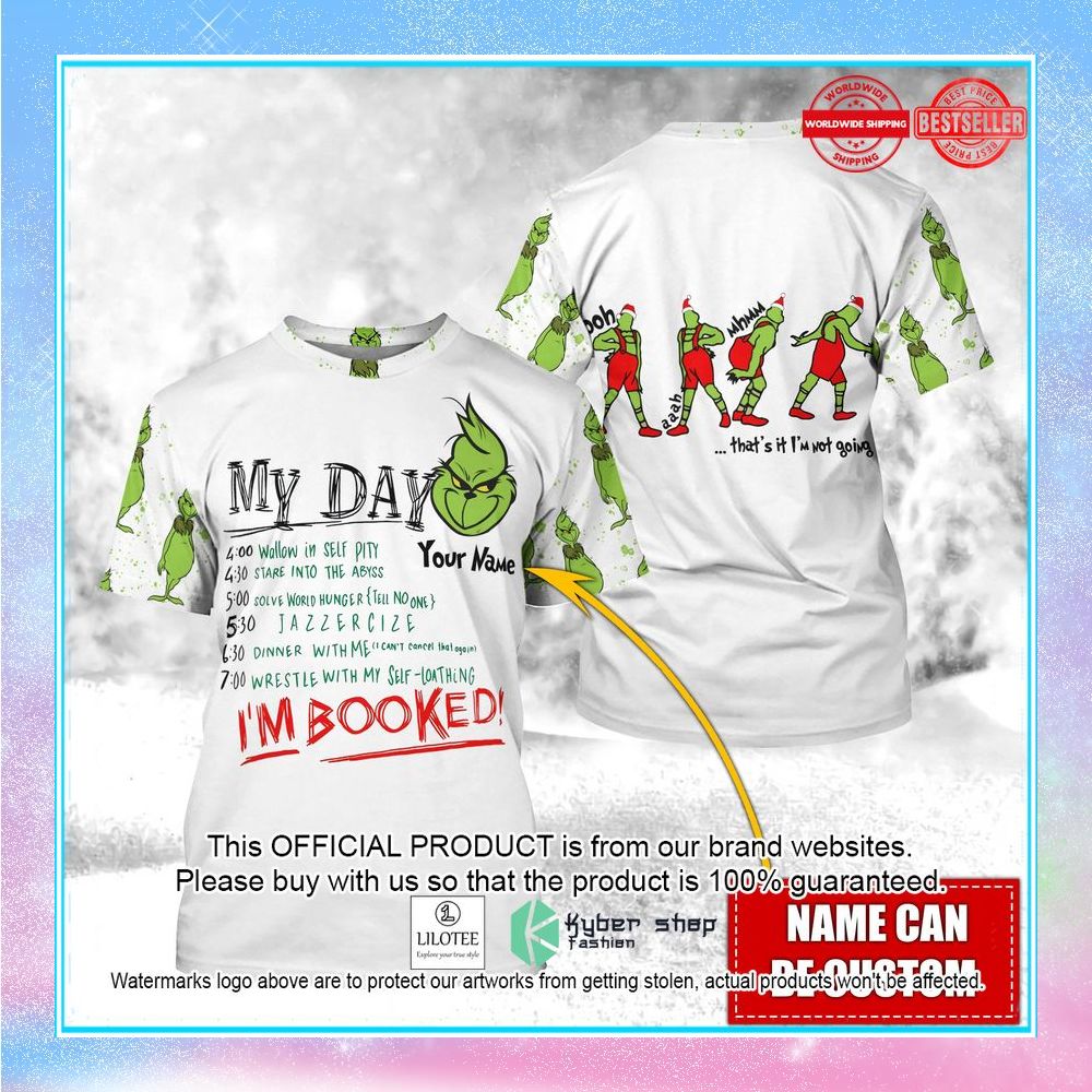 personalized my day im booked shirt hoodie 3 782