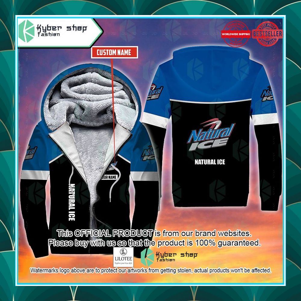 personalized natural ice fleece hoodie 1 176