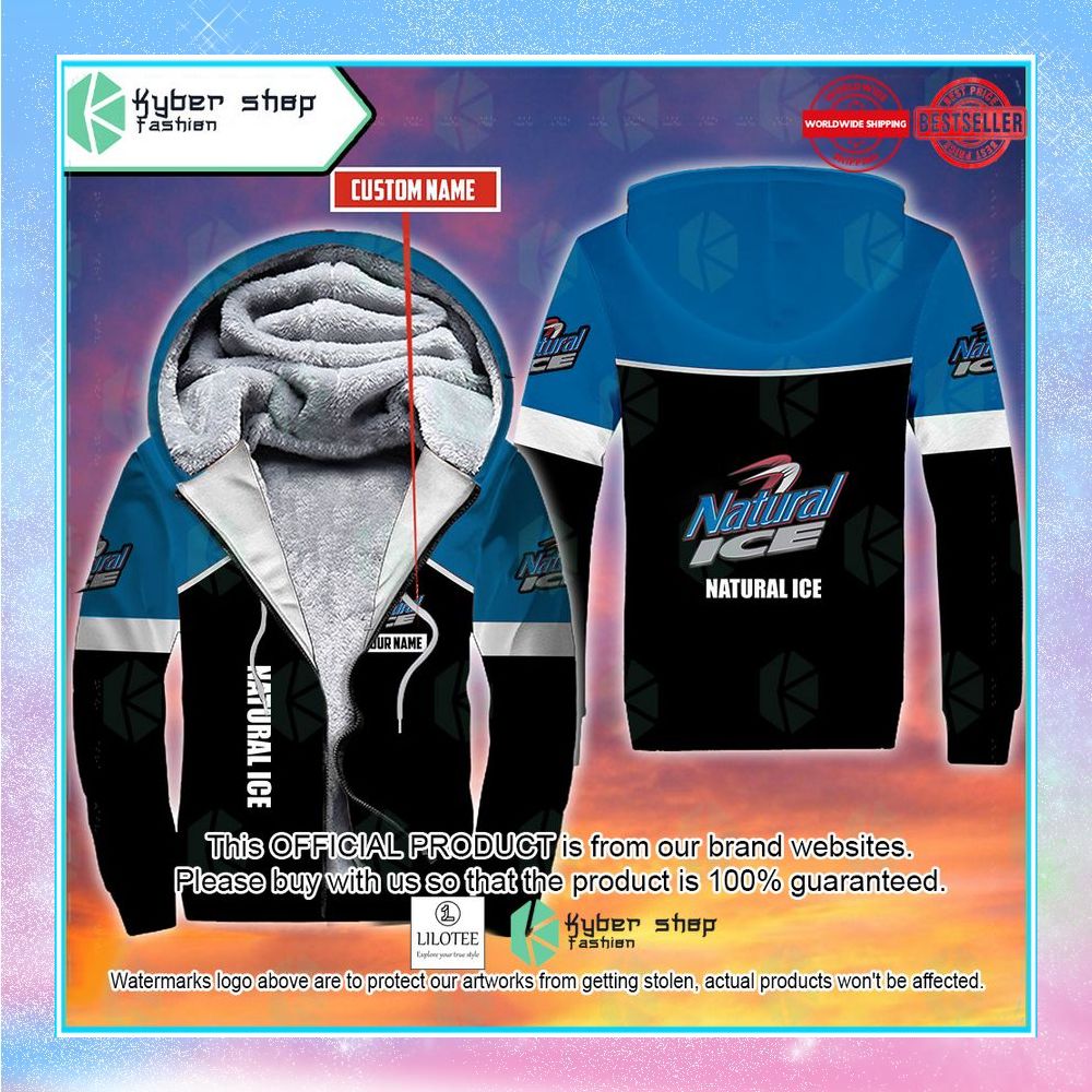 personalized natural ice fleece hoodie 1 351