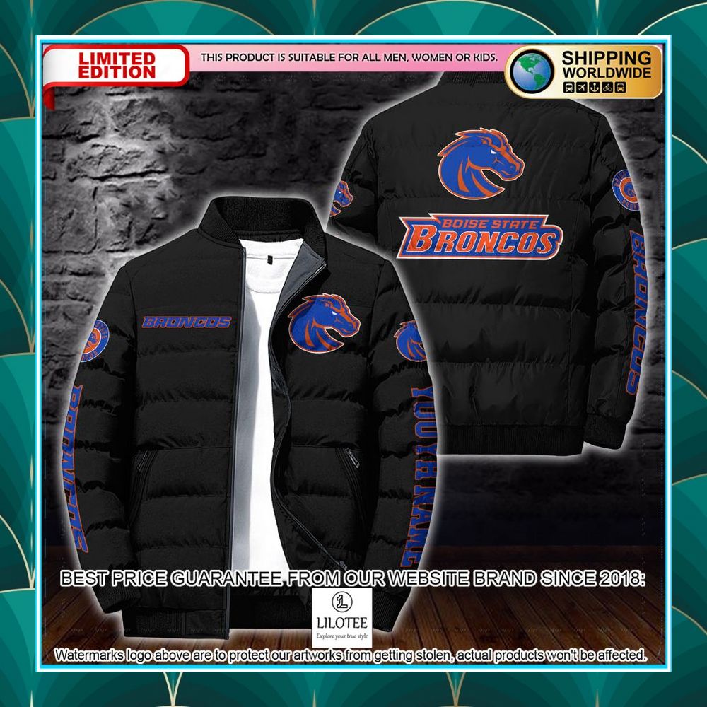 personalized ncaa boise state broncos puffer jacket 2 252