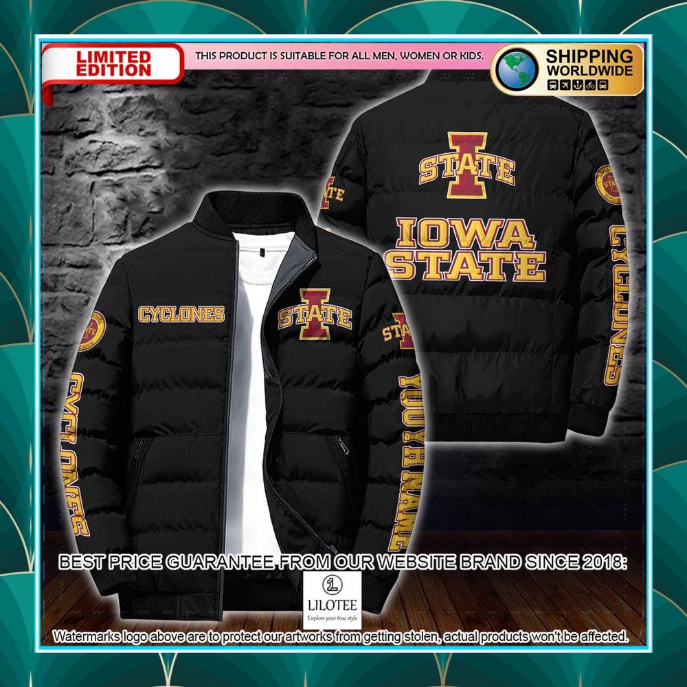 personalized ncaa iowa state cyclones puffer jacket 2 641