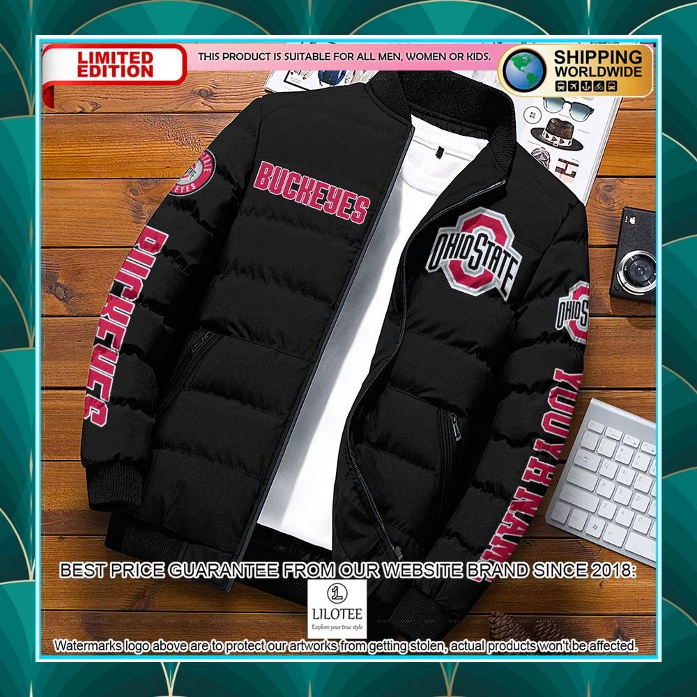 personalized ncaa ohio state buckeyes puffer jacket 1 149