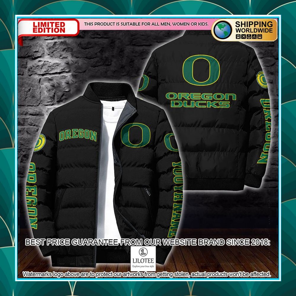 personalized ncaa oregon ducks puffer jacket 2 813