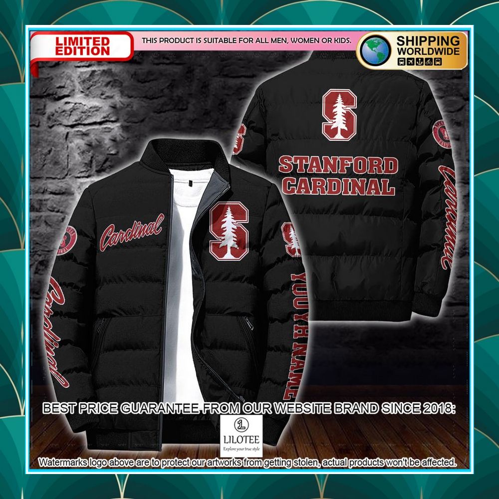 personalized ncaa stanford cardinal puffer jacket 2 56