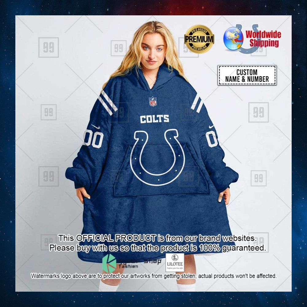 personalized nfl indianapolis colts hoodie blanket 1 151