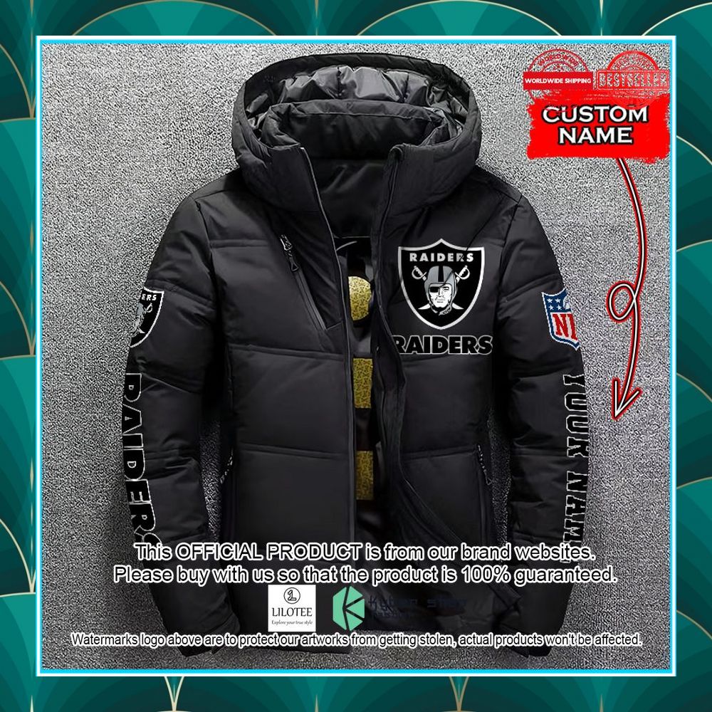 personalized nfl las vegas raiders down jacket 1 141